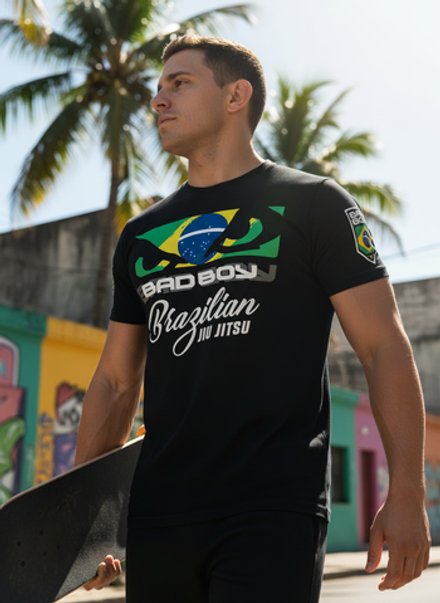 Футболка Bad Boy World BJJ черная
