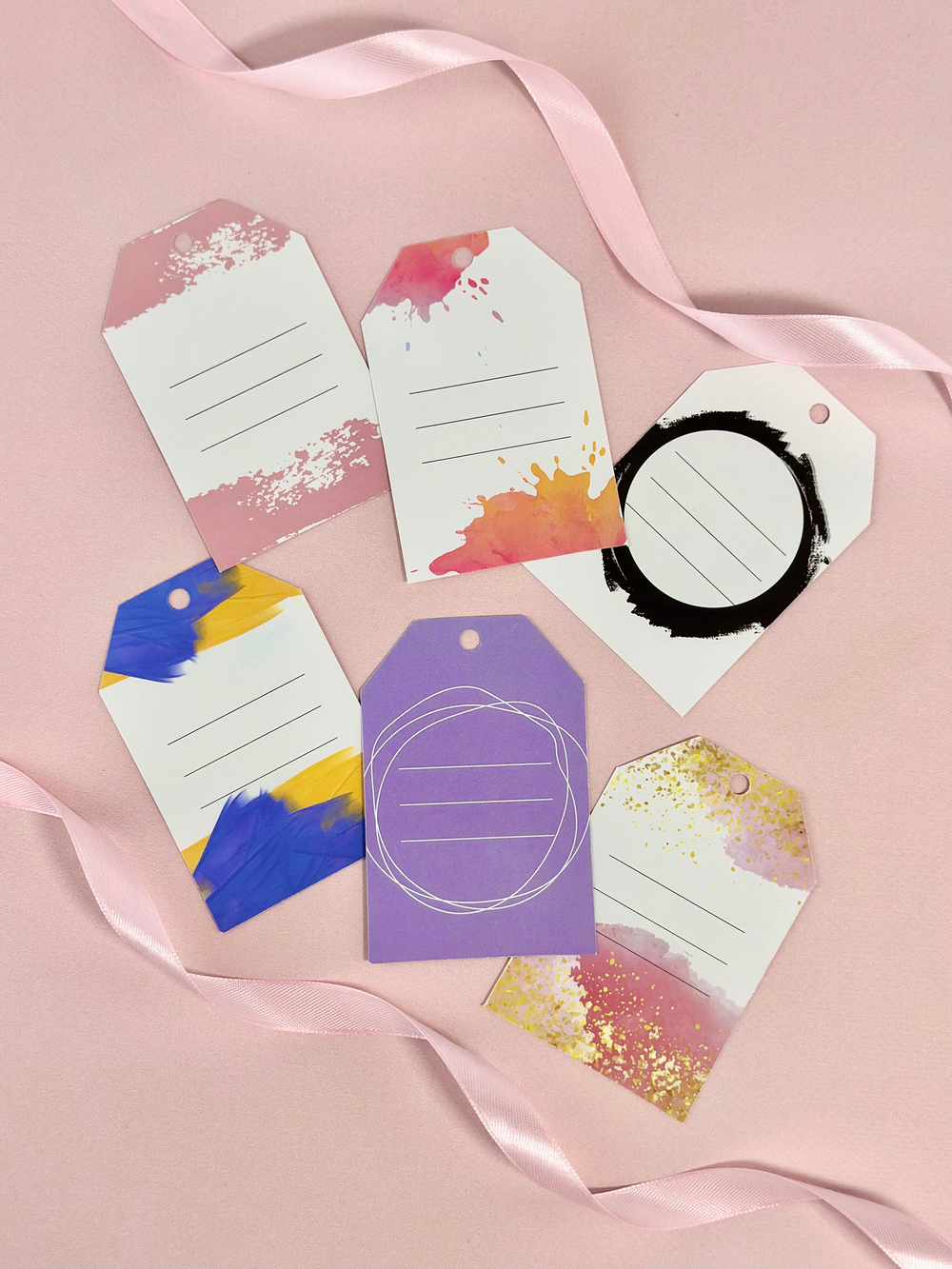 Бирка "Ручная работа ", набор 6 шт., 7 х 5 см