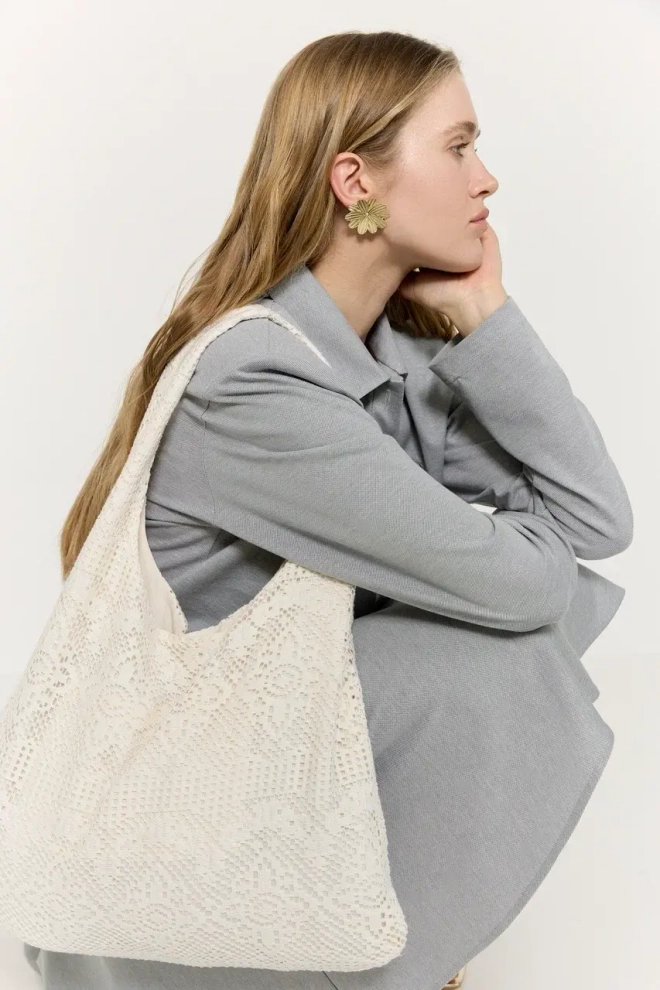 Сумка кружевная L