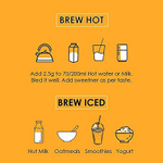 VAHDAM India, смесь для латте, куркума и имбирь, без кофеина, 100 г (3,53 унции)