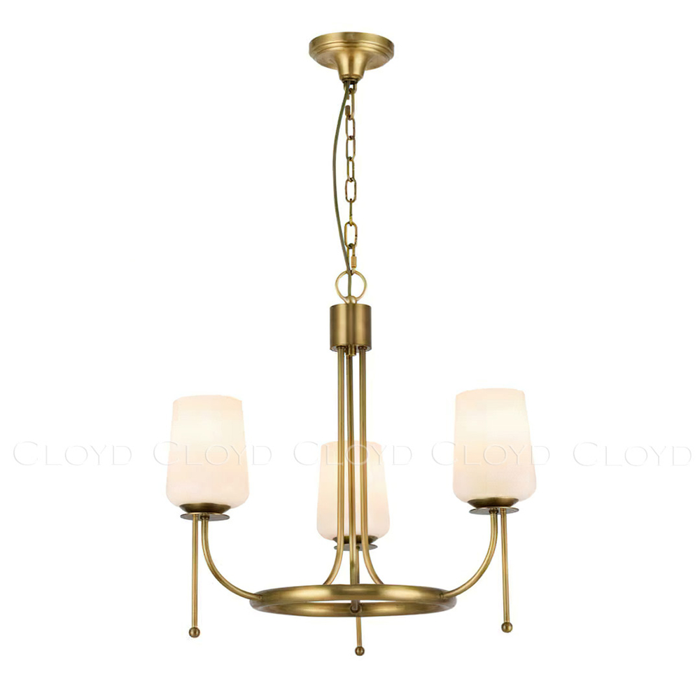 Люстра Cloyd MIDGARD C3 / Ø59 см - латунь (арт.11695)