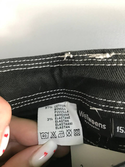 Джинсы с контрастной строчкой для девочки 12 лет или 152 см