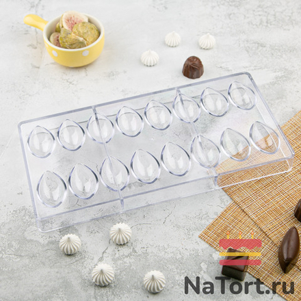 Форма поликарбонатная «Лепесток 16 ячеек»