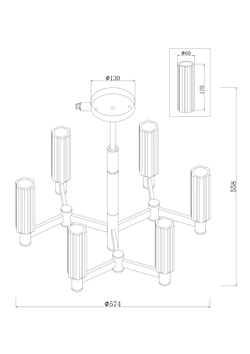 Люстра Freya FR5167PL-06BS