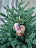 Фарфоровая игрушка любимая овечка