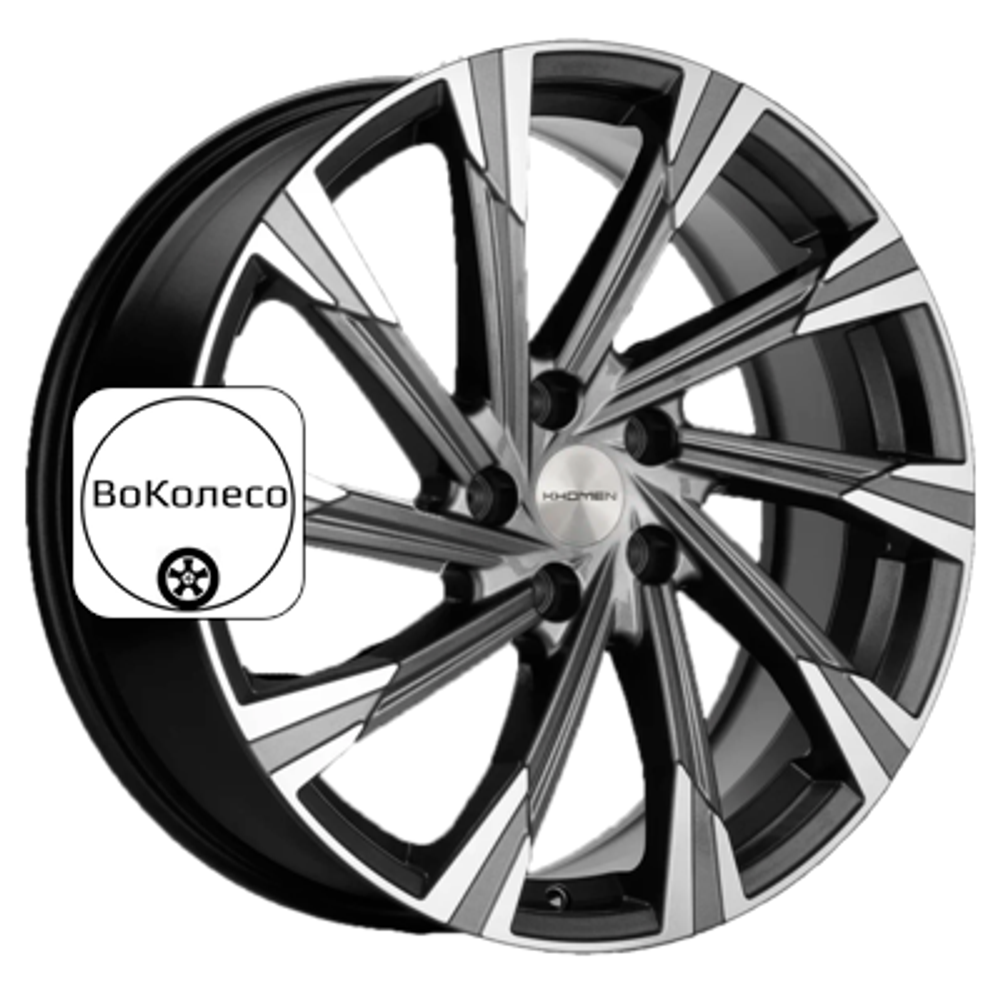 7,5x19/5x114,3 ET40 D60,1 KHW1901 (NX/Rav4) Gray-FP Khomen Wheels