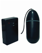 Вибропуля на пульте управления Waterproof Remote Control Bullet (Цвет: черный)