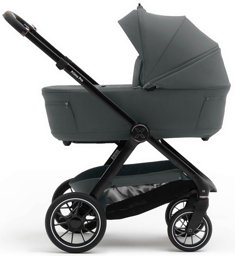 Коляска Agex Prima Pro 3 в 1 с автокреслом i-Team Black APP633 Grey (Серый)