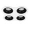 Комплект из светильников и рамки Lightstar Domino Round (214646+214607+214607+214607+214607) D64607070707