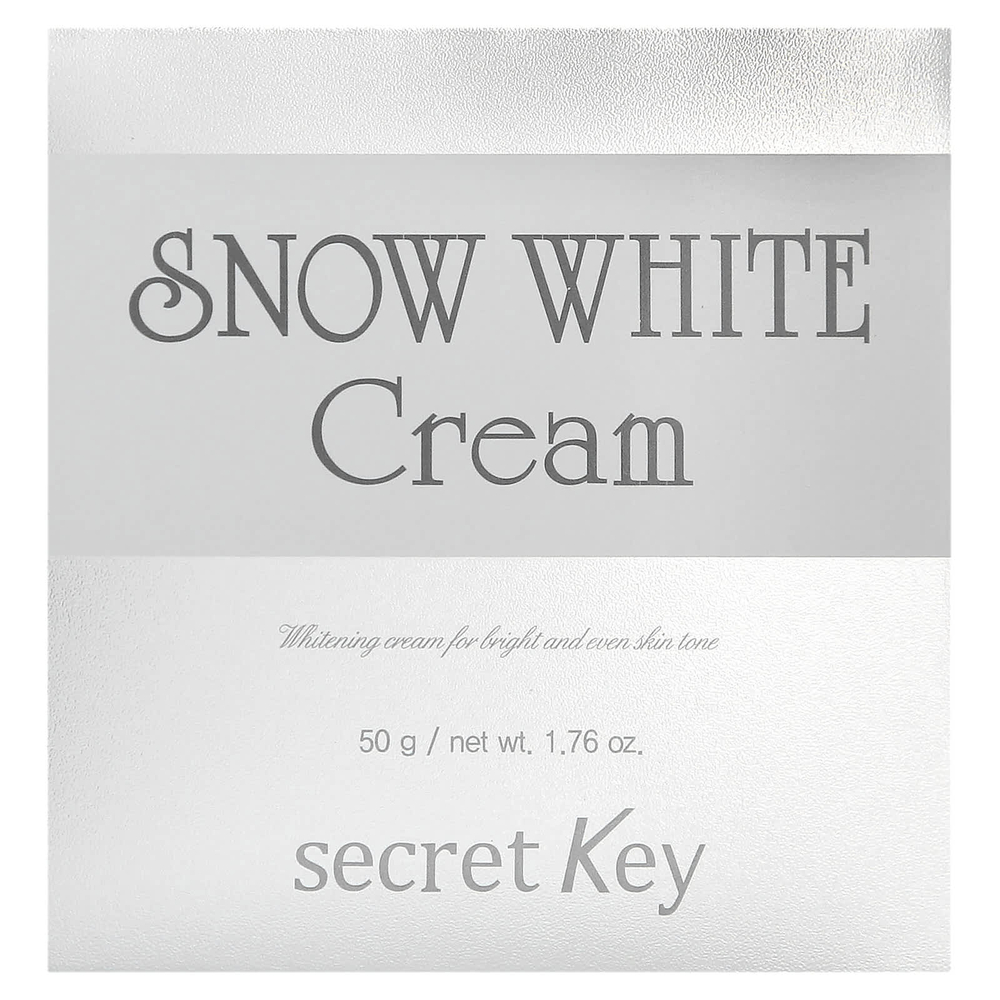 Secret Key, Snow White Cream, отбеливающий крем, 50 г (1,76 унции)