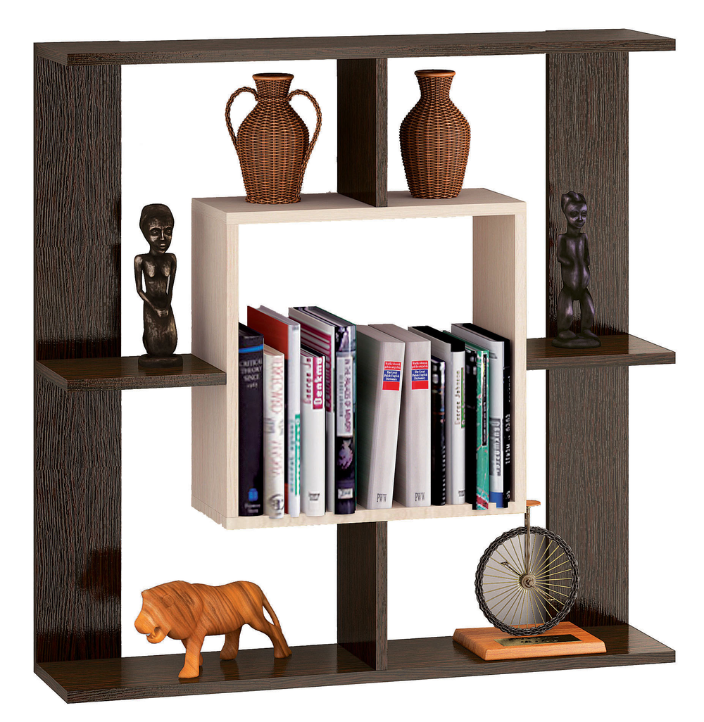 Полка навесная ПН-1, венге/дуб молочный