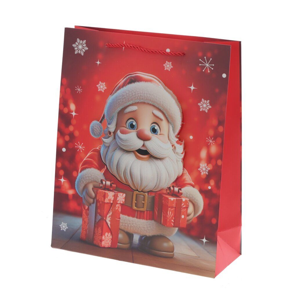 GAEM Пакет подарочный (бумага 210г/м2, блок микс 12шт), L26 W10 H32 см, 4в.