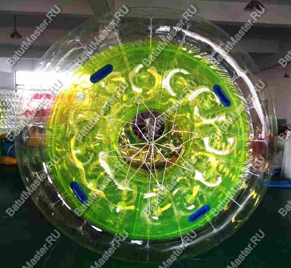 Аттракцион Водный роллер (Гидророллер) "Невидимка" ПВХ, 2.5*2.2*2.2 м