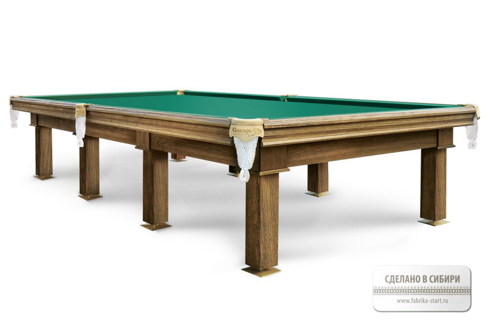 Сибирь СБ 7 сосна (Пул, Grey, Слан_25, Сукно amp;quot;Euro Pro 50amp;quot; ш1.98м Yellow green, Х/б сетка)