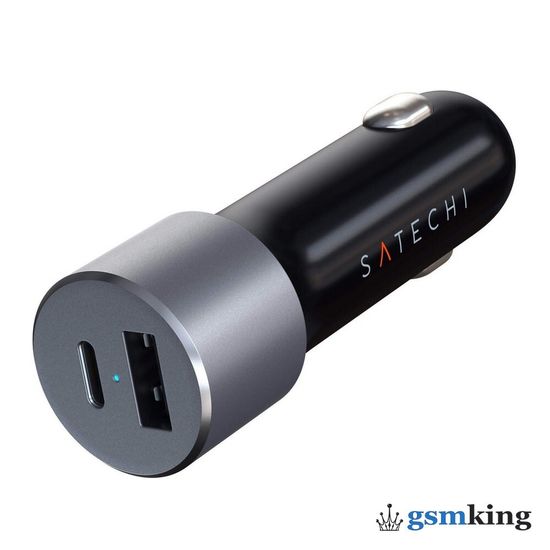 Satechi 72W Type-C PD Car Charger Space Gray ST-TCPDCCM