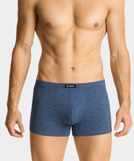 Трусы мужские боксеры (3шт), Atlantic 3MH-033, светлый графит + темно-синие + деним