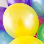 Шар (12"/30 см) Ассорти, металлик 100 шт.