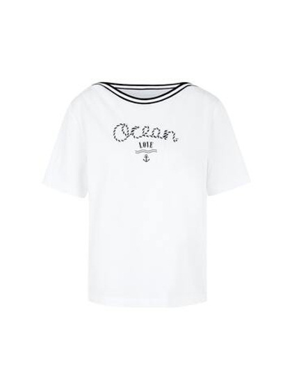 Marc Cain Футболка в морском стиле