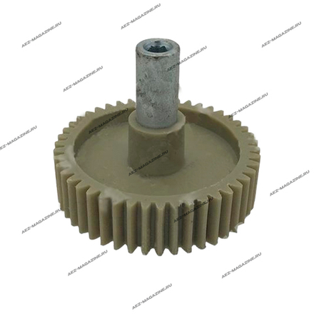 Шестерня мясорубки Мулинекс со смещенным шестигранником.d-82, 46 зубов прямые