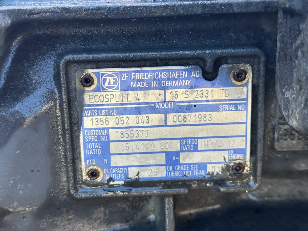 МКПП ZF 16S2331TD