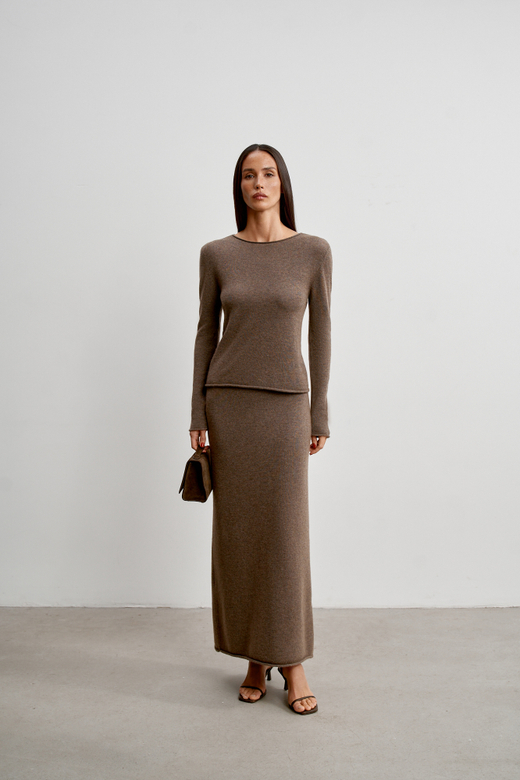 Джемпер ISABEL, шоколадный