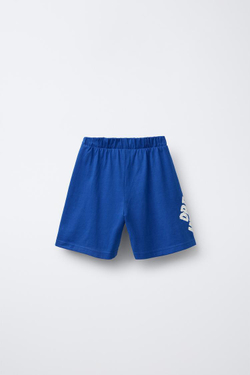 ZARA ПИЖАМА С ПРИНТОМ «МАШИНЫ», СИНИЙ ЭЛЕКТРИК