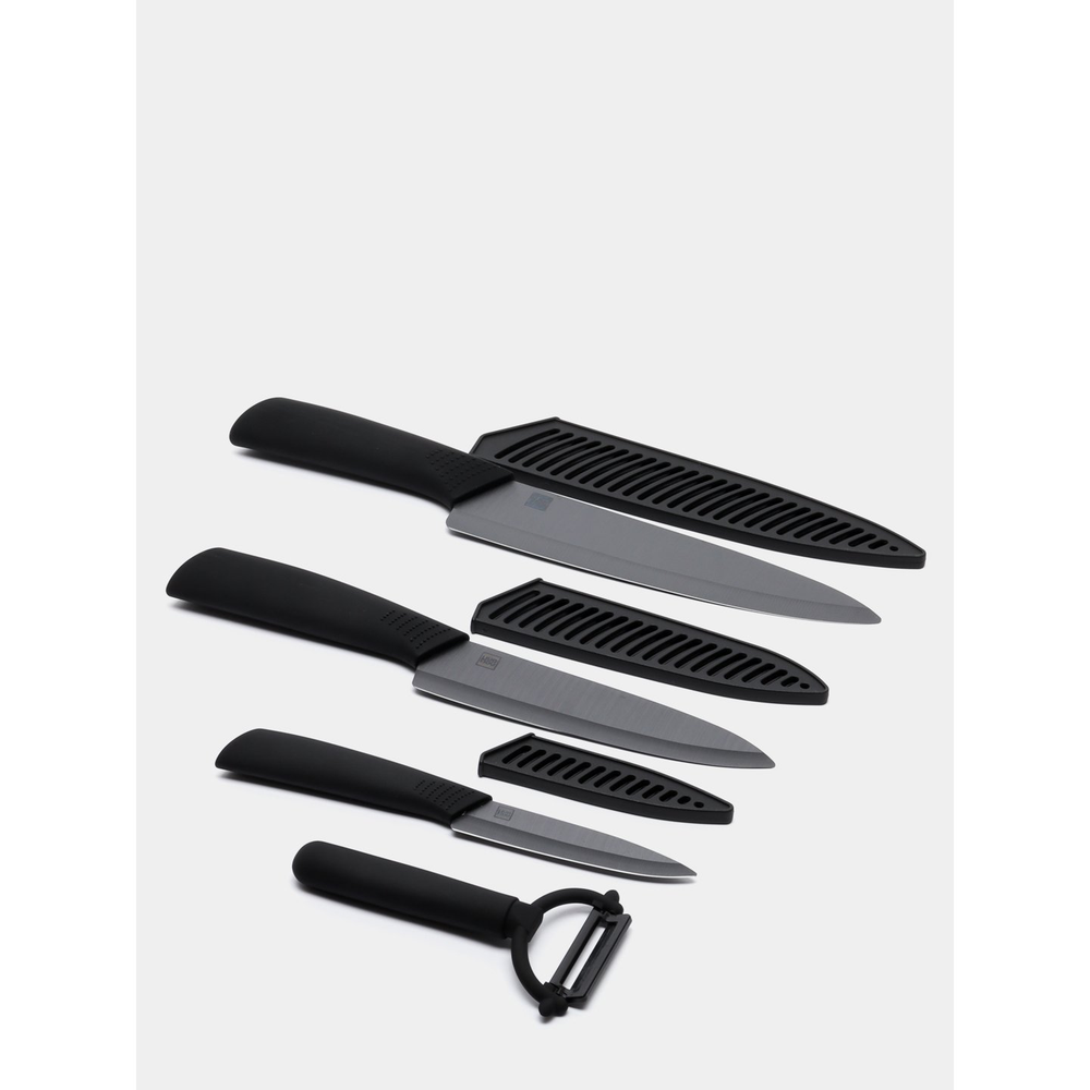 Набор керамических ножей HuoHou 3+1 Ceramic Kitchn Knife Set