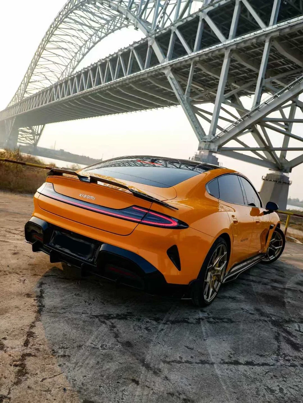 Обвес для Xiaomi SU7 Сяоми губа переднего бампера боковые юбки задний диффузор