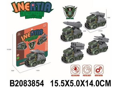 Машина Военная ин. 8см, блистер SY713-16L