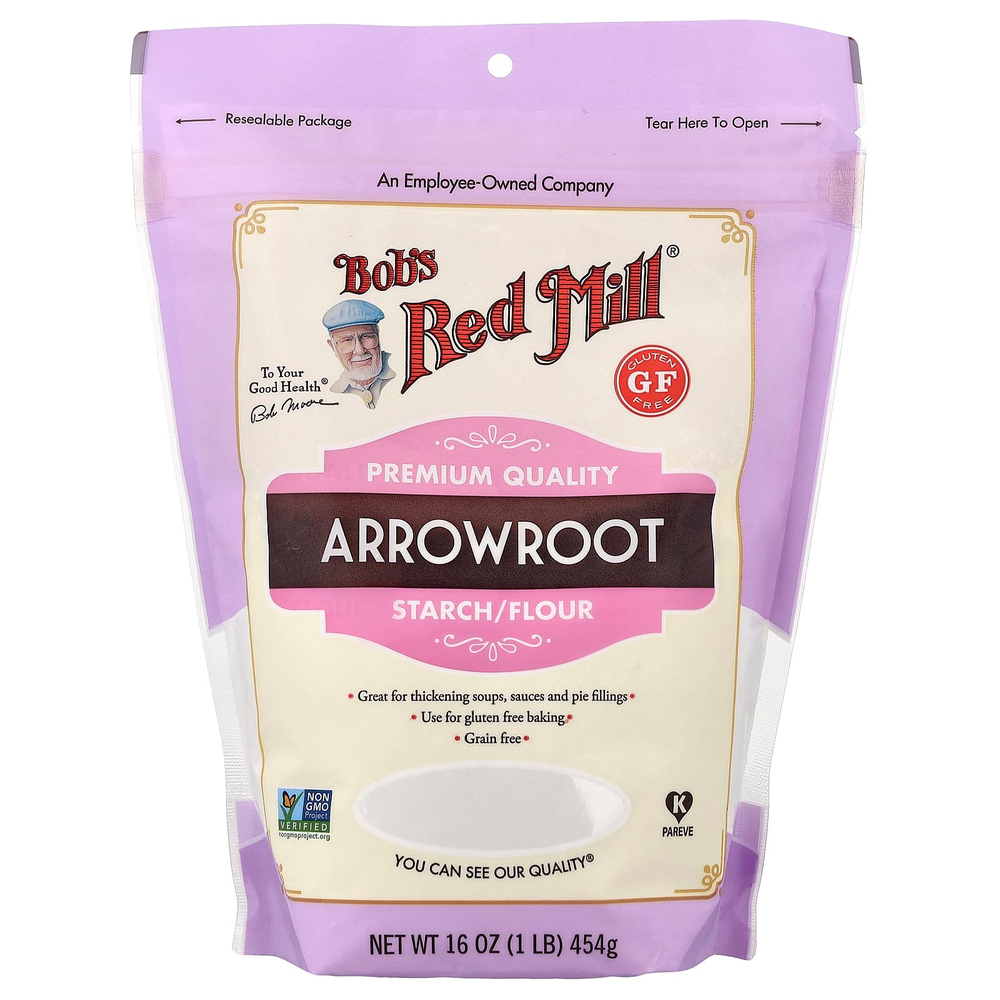 Bob's Red Mill, крахмал/мука из аррорута, 454 г (16 унций)