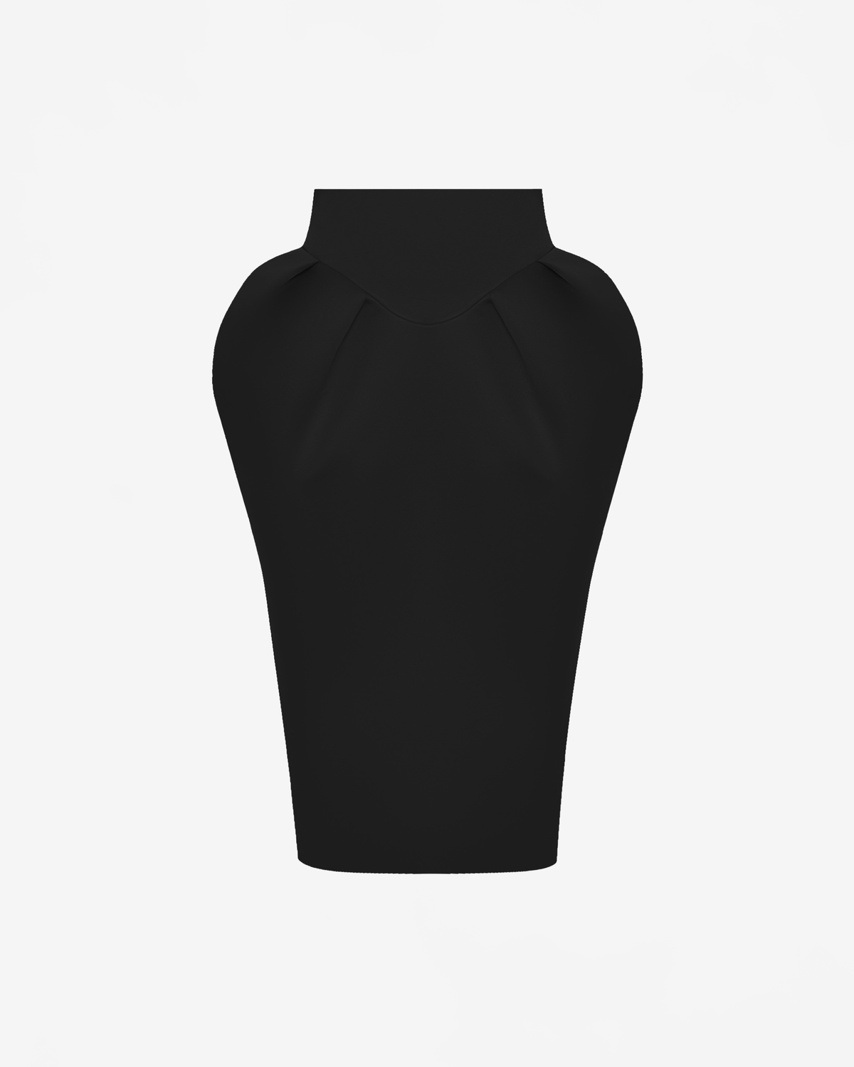 Юбка миди из атласа