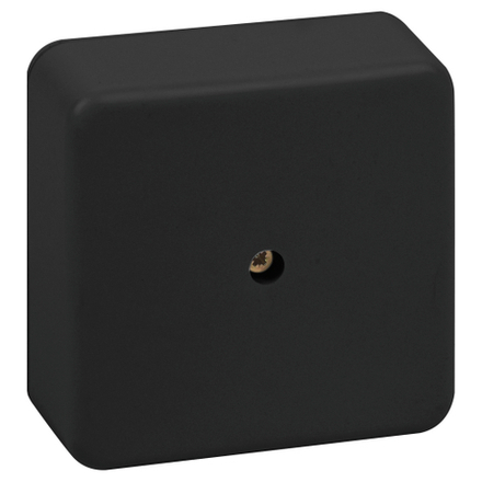 Распаячная коробка ЭРА BS-B-75-75-28 для кабель-канала черная 75х75х28мм IP40