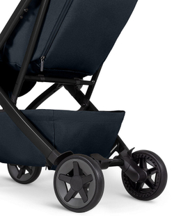 Коляска 2 в 1 Joolz Aer 2 с бампером Dark Navy Blue/Black Carbon