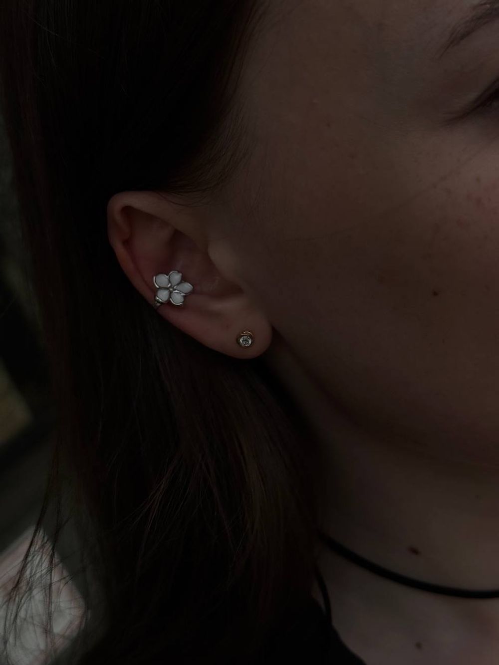 Кафф Lilac 5, белая эмаль