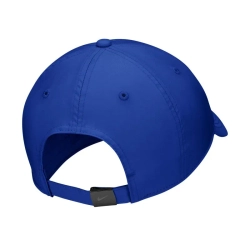 Теннисная кепка Nike Dri-Fit Club Unstructured Metal Swoosh - old royal/metallic black