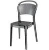 Стул Bee прозрачный серый