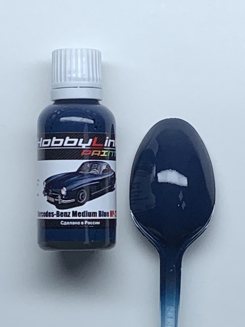 Краска лаковая HobbyLink Mercedes-Benz Medium Blue HP-2210