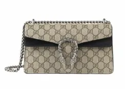 Маленькая женская сумка на плечо Gucci Dionysus с буквами GG бежевый