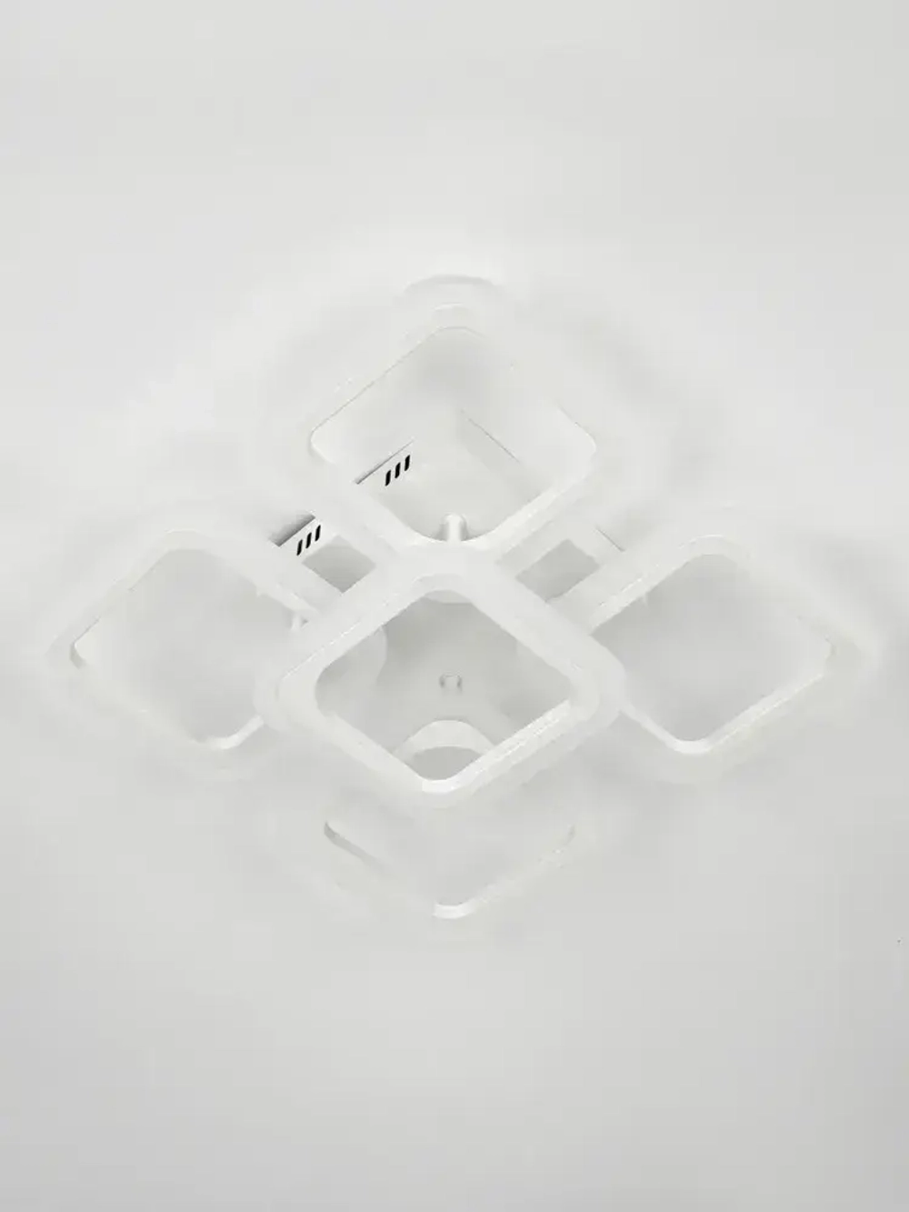 Люстра потолочная светодиодная с пультом ДУ Rivoli белая LED 80 Вт 3000 - 6000 К, светильник на кухню, в детскую, в спальню