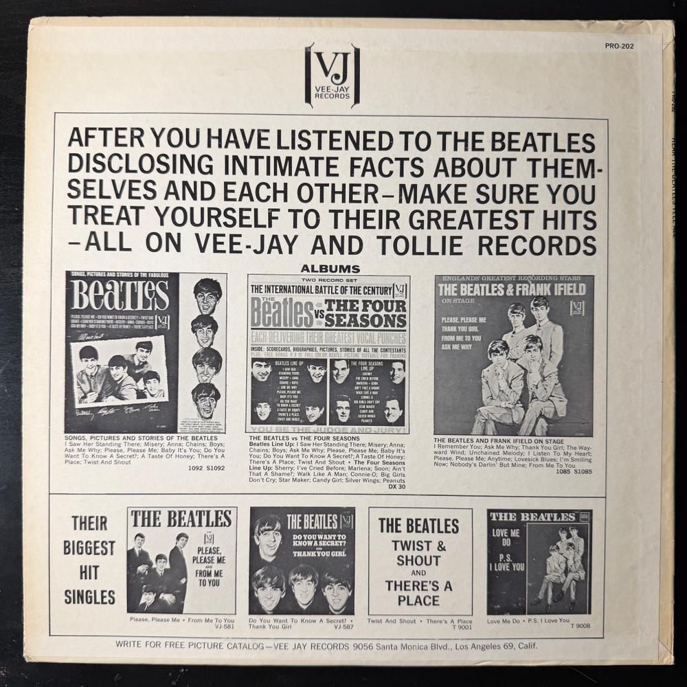 The Beatles ‎– Hear The Beatles Tell All (США 1979г.)