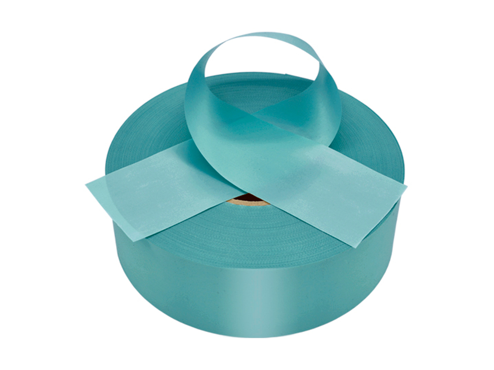 Лента плиссированная для наградных розеток. 065 аквамариновая