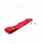 Петля буксировочная универсальная "OMP-Style" 25 сантиметров, красная