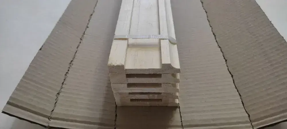 Плинтус деревянный напольный (сосна) сорт Экстра (без сучков) 20х70х1500 мм, 5 шт. (Сращенный) Согуд