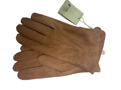 Перчатки. Мужские. Материал верха: Кожа оленя. Подклад: Трикотаж-шерсть. 5 шт в упаковке.