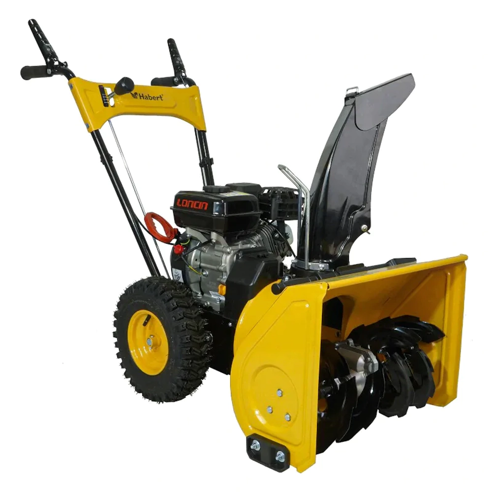 Habert HBM22B снегоуборщик бензиновый 6.5 л.с, ковш 56 см, выброс 11 м, 4 вперед/1 назад 00-00153162