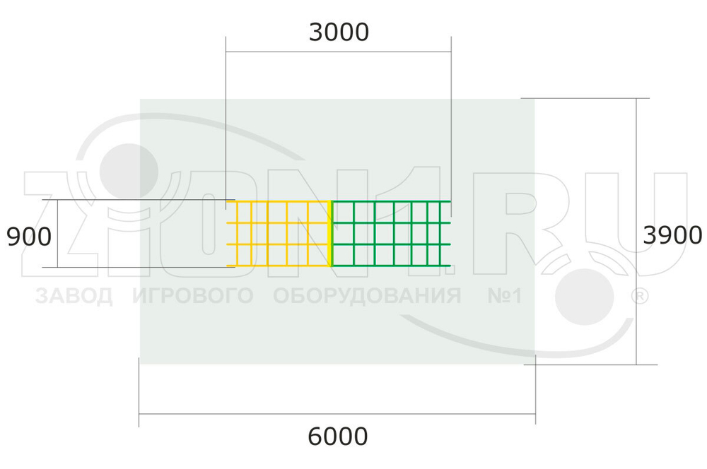 Лаз Мост ЭЛ006 для детской площадки