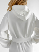 Костюм спортивный Mirana из укороченной толстовки и широких брюк на резинке