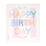 Гирлянда пастельная "Happy Birthday" 1.8 м