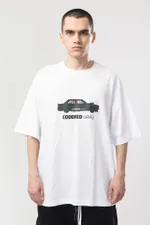 Футболка Codered Over T CODERED Garage x BMWalle белая