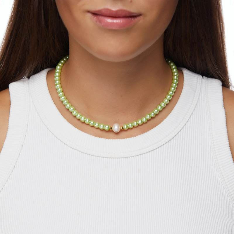 Колье Амаретто – Зелёное